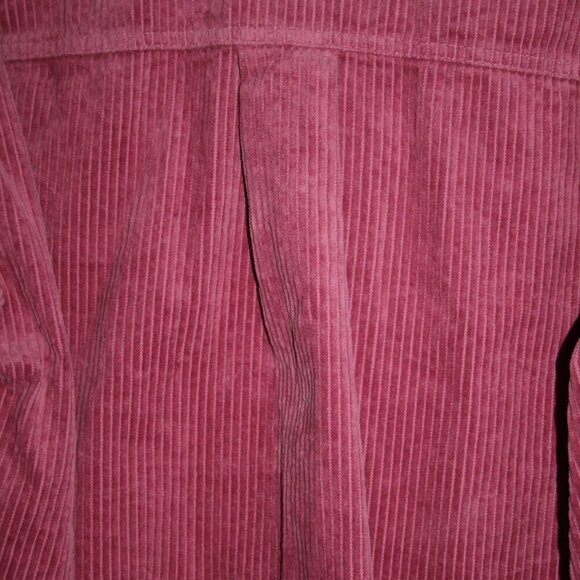 Forever 21 Cropped Women's Wide Rail Corduroy 100% Cottom Frayed Hem Size M - Picture 12 of 14